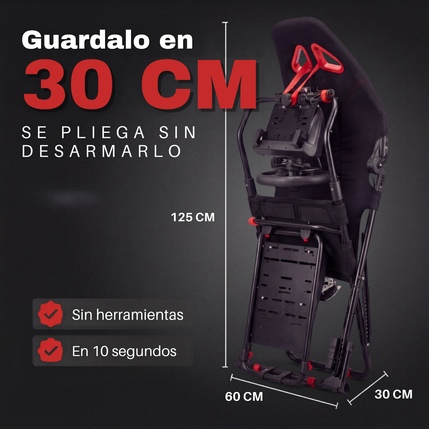 Gameseat plegable y ajustable