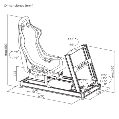 Cockpit de aluminio