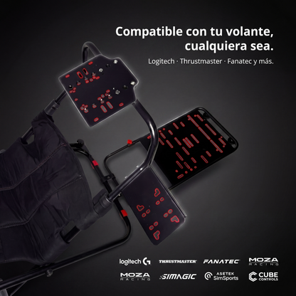 Gameseat plegable y ajustable